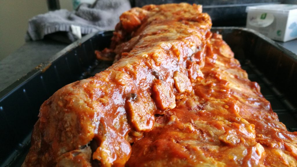 Marinated spareribs